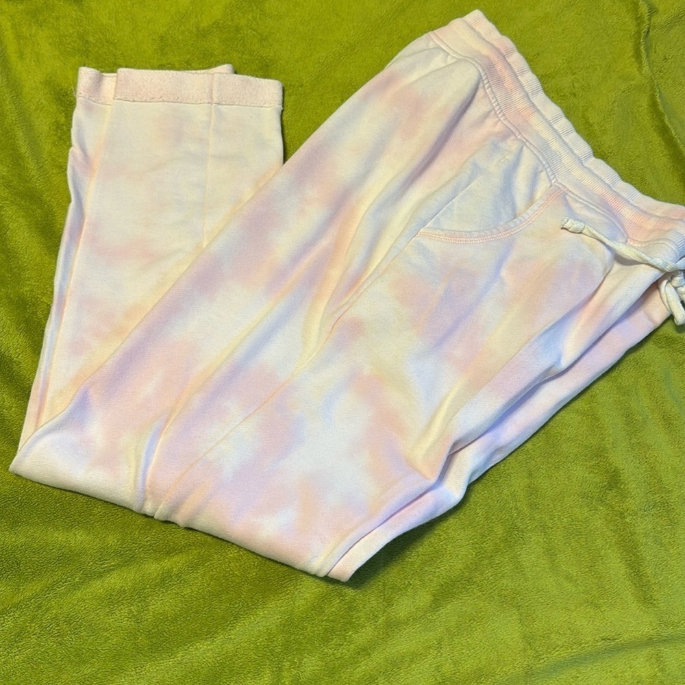 Alternative Womens Sweatpants Sz Medium Tie Dye Pink Chill